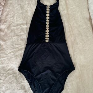 Trina Turk - NWOT - One-Piece Bathing Suit - Black - Size 10